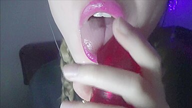 Peas And Pies Asmr - Bright Lipstick Bj - Deep Throat, Side View, Countdown Onlyfans Leaked Video