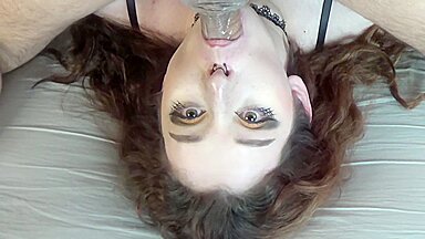 No Se In Sexy Black Hair Goth Babe With Piercing Gets Hardcore Sloppy Facefuck Upside Down 69 Throatpie Onlyfans Leaked Video