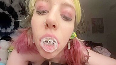 Egirl Blonde Big Tits Blowjob & Cumplay Giannamae29 Onlyfans Leaked Video