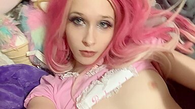 Pretty In Pink Strip Tease Showing Off Sexy Skinny Body See More On Petiteandsweet69 Onlyfans Leaked Video