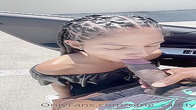 Ebony Blowing Onlyfans Leaked Video