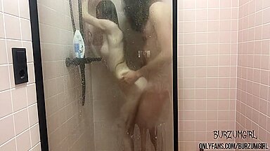 Burzumgirl - Pale Skinny Teen 18+ Fucked In The Shower By A 40 Yaer Old Man Onlyfans Leaked Video