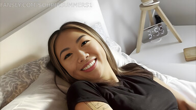 Asian Stepsister Gets Fucked Hard After She Gets Caught Masturbating Onlyfans Leaked Video